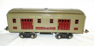 1926 - 1933 Lionel 332 Baggage,  Mail Car.  Std.  Gauge Train