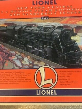 Lionel 763e Nyc York Central Hudson Steam Engine & Tender 6 - 18056