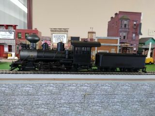 On30 Narrow Gauge Bachmann Steam Locomotive 25999 2 - 8 - 0 Dcc Equipped Unlettered