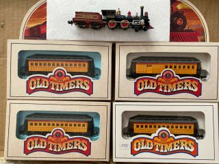 N Scale Bachmann Union Pacific Up Old Timer Wild West Passenger Coach Set