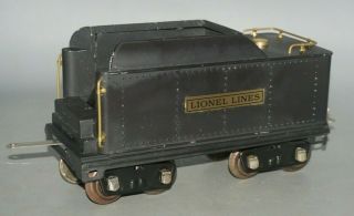 Lionel Prewar Standard Gauge 384t Black Tender Repainted?