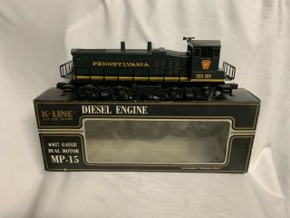 ✅k - Line By Lionel Pennsylvania Mp - 15 Switcher Diesel Engine O Gauge Train Prr