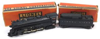 Lionel 685 Steam Locomotive And 6026w Whistle Tender W/box
