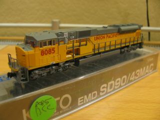 Kato N Scale Union Pacific Emd Sd90/43mac 8085 (dcc Fitted)
