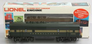 Lionel 6 - 8059 Pennsylvania F3 B - Unit Diesel Locomotive (green) Dummy Ln/box