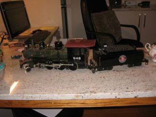 Bachmann Big Haulers G Scale Steam Locomotive & Tender G.  N.  948 Vgc