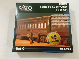 Kato 106 - 6003 Santa Fe Chief 4 Car Passenger Set C
