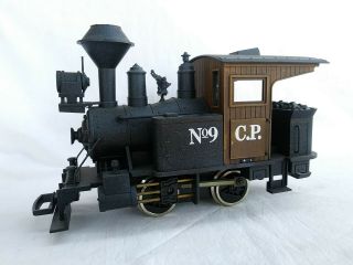 Kalamazoo G Scale Central Pacific 0 - 4 - 0 No.  9 Track Layer Locomotive -