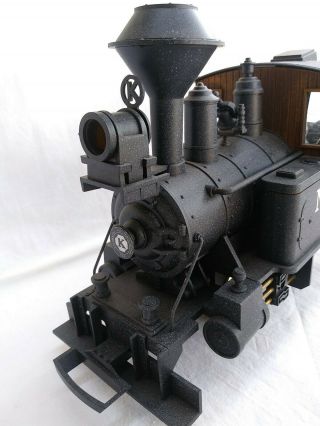 KALAMAZOO G SCALE CENTRAL PACIFIC 0 - 4 - 0 No.  9 TRACK LAYER LOCOMOTIVE - 2