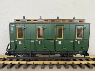 LGB 3050 :: Third Class Compartment Coach w/Lights and Passengers (1 of 2) 3