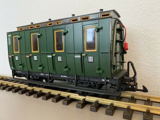 Lgb 3050 :: Third Class Compartment Coach W/lights And Passengers (2 Of 2)
