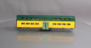 O Plastic Chicago and Northwestern Railroad Bi - Level Passenger Car (2 Rail) 2