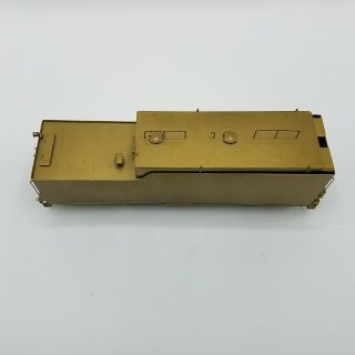 Brass HO Scale Santa Fe Oil Bunker Tender Loose For Train Enthusiasts 3