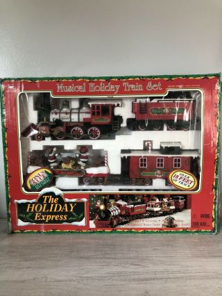 Christmas Train Set The Holiday Express Animated Train Bright Complete Set