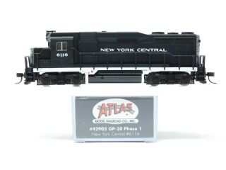 N Scale Atlas Classic 42905 Nyc York Central Gp - 30 Phase I Diesel W/ Dcc