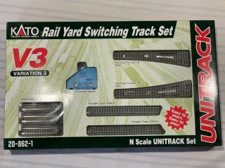 Kato 20 - 862 - 1 Unitrack V3 Rail Yard Switching Track Set N Scale