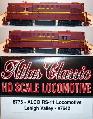 Lehigh Valley7642 Alco Rs - 11 Dcc Ready Atlas Classic 8775 Ho Scale S17.  2