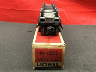 Lionel Postwar 6262 Wheel Car BOXED 2