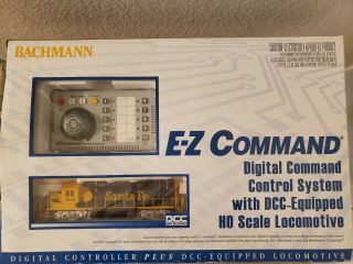 Bachmann E - Z Command Digital Control System W/dcc Loco Gp40 Santa Fe Ho Scale