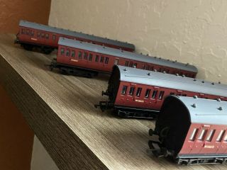 Dapol OO/HO Gauge LMS Passenger Coaches Pack of 4 2