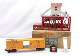 Lionel Trains Postwar 352 Ice Depot Set W/ Box & Inserts O Scale