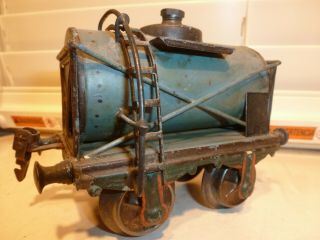 Early Marklin Hand - Painted Gauge One Standard Oil Co.  4 - Wheel Tin Tank Car
