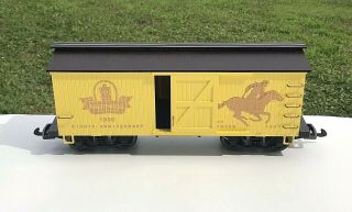 Kalamazoo Trains G - Scale 1990 Pony Express Eighth Anniversary Box Car