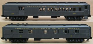Mth Railking 30 - 69011 Central Railroad Of Jersey 2 - Car Madison O - Gauge