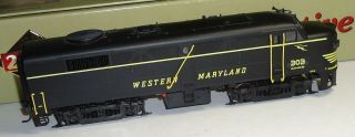 Proto 2000 Ho Scale Fa2 Western Maryland Railroad 304 Dc 8358