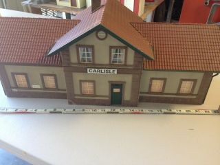 Piko,  G Scale Building,  Carlisle Train Depot/warehouse,  Tan With Red Roof