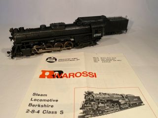 AHM Rivarossi 5061 - D HO 2 - 8 - 4 Class S BERKSHIRE C&O Loco,  Tender 2786 3