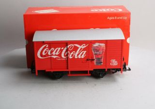 Lgb 45352 Coca - Cola Boxcar With Sound Ln/box