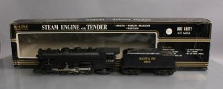 K - Line K3003 Santa Fe Die - Cast Steam Locomotive & Tender Ex/box