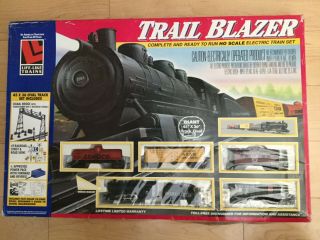 Life - Like Trail Blazer Ready To Run Ho Scale Electric Train Set•j2399•w/box •exc
