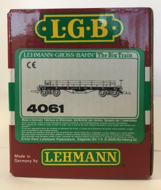 Lgb 4061 D.  & R.  G.  W.  Low Side Gondola
