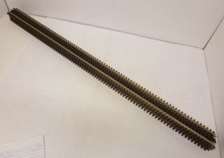 Mm Atlas O Gauge 6058 3 - Rail Track 40 " Straight,  4 Sections