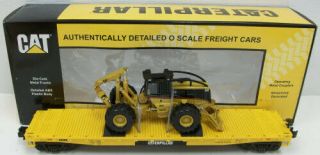 Mth 20 - 98357 Caterpillar Flatcar 54504 With 545 Grapple Skidder Ex/box