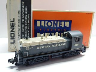 O Scale - Lionel Western Maryland Nw - 2 Diesel Switcher Locomotive Train 6 - 18501