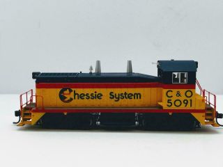 Life - Like Proto 2000 Ho Sw9/1200 Locomotive Chessie System C&o 5091 Train