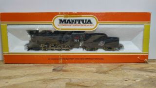 Mantua Ho Scale Steam Engine & Tender Chicago & N.  W.  314 Kadee Cplrs Iob