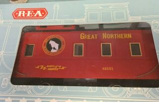 REA - 42101 ARISTO CRAFT Caboose G - Scale Great Northern & Delton Freight Car OSS 2