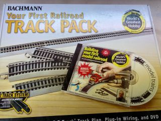 Bachmann 44596 Ho Scale Nickel Silver Your First Railroad Track Pack Set No Cd