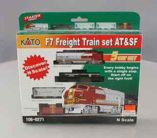 Kato 106 - 6271 N F7 Sf Freight Train Set Ex/box