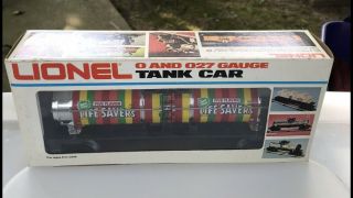 Mib Lionel No.  6 - 9278 Life Savers Tank Car - O Gauge