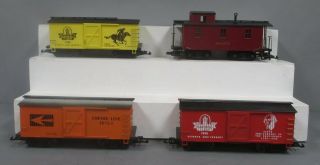 Kalamazoo G Scale Assorted Freight Cars; 1989,  1990,  1872 - 1 [4]/Box 2