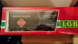 Lgb 4071 Rea Refrigerator Reefer Car G Scale Box