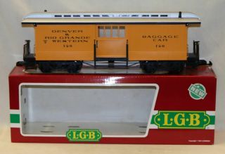 Lgb 3084 G Gauge Denver & Rio Grande Western Baggage Car