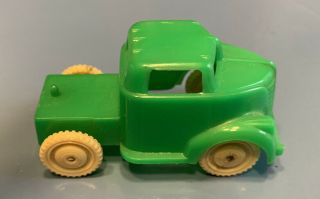 Vintage Green Allied Tractor Truck Cab For American Flyer 643 Circus Train Load