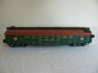 Vintage Aristo Craft G Scale Rea Railway Express Agency Covered Gondola 41105 Ex