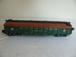 Vintage Aristo Craft G Scale REA Railway Express Agency Covered Gondola 41105 EX 3